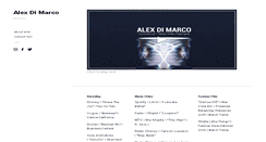 Desktop Screenshot of alexdimarco.com